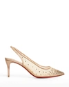 CHRISTIAN LOUBOUTIN FOLLIES STRASS RED SOLE HALTER PUMPS,PROD241310065