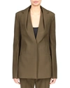 GIVENCHY TAILORED DRAPED-COLLAR WOOL BLAZER,PROD242410243