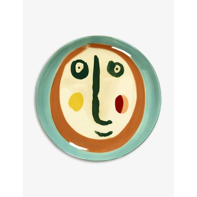 Serax Yotam Ottolenghi Feast Face Plate 19cm In Blue Multi