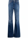 Closed Rawlin Flare Leg Jeans In Blau