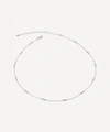Monica Vinader Womens Beaded Sterling Silver Chain Necklace In Silver