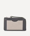Loewe Leather Multicolour Coin Card Holder In Anthracite/ghost