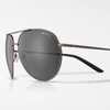 Nike Chance 61mm Polarized Aviator Sunglasses In Gray