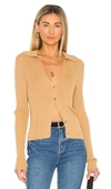VINCE RIBBED POLO CARDIGAN,VINCE-WK487