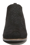 Dr. Scholl's Rate Perforated Bootie In Black Fabric
