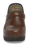 Brown Floral Tooled Leather