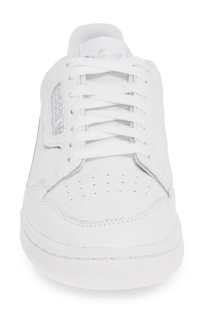 Adidas Originals Rascal Sneaker In White/ White/ Silver Metallic