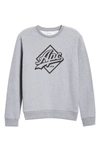 Apc Sherman Logo Sweatshirt In Grey