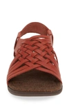 Merrell District Mahana Backstrap Sandal In Redwood Leather