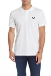 True Religion Crafted With Pride Polo In White