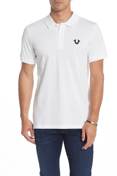 True Religion Crafted With Pride Polo In White