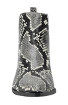 Marc Fisher Ltd Yale Chelsea Boot In Black White Snake Print