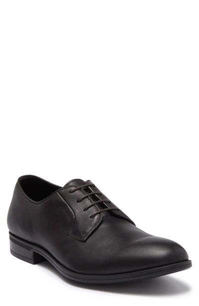 Gordon Rush Bailey Leather Plain Toe Derby In Moka Leather