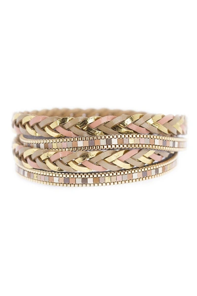 Saachi All Tied Up Wrap Bracelet In Multi