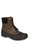 Sperry Cold Bay Duck Boot In Brown/ Black