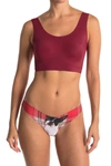 True & Co. True Body Lift Wireless Bra In Biking Red