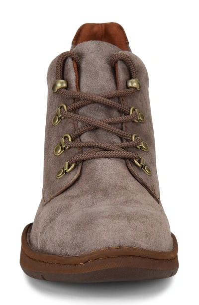 Born Evros Waterproof Boot In Taupe/ Brown Suede