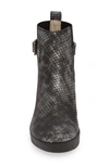 Amalfi By Rangoni Gianmaria Bootie In Black Print Leather