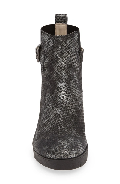 Amalfi By Rangoni Gianmaria Bootie In Black Print Leather