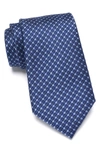 Tommy Hilfiger Core Micro Silk Tie In Navy