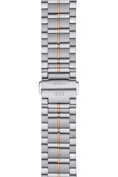 Tissot Men's Luxury Powermatic 80 Two-tone Bracelet Watch In 000