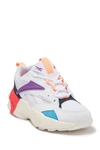 Reebok Aztrek Double Sneakers In White And Purple In White/grape Punch/bright
