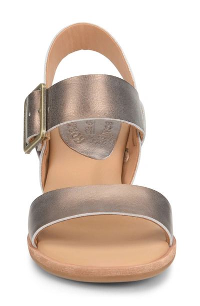 Kork-ease Speke Slingback Sandal In Bronze Metallic Leather