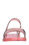 Melissa Love Lip Ad Sandal In Pink Rubber