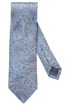 Eton Paisley Silk Tie In Blue