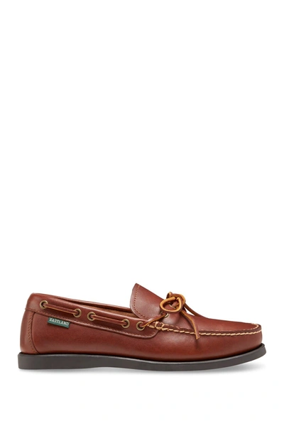 Eastland Yarmouth Topstitched Moc Toe Loafer In Tan
