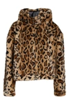 Ugg ® Mandy Faux Fur Hooded Jacket In Leopard Ii