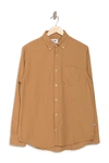 Nn07 Levon Patch Pocket Regular Fit Shirt In Camel