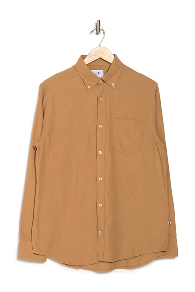 Nn07 Levon Patch Pocket Regular Fit Shirt In Camel