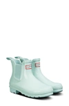 Hunter Original Gloss Waterproof Chelsea Boot In Spearmint