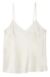 Nordstrom Silk Camisole In Ivory Egret