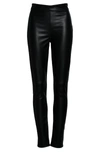 Rag & Bone Simone Zip-detailed Leather Skinny Pants In Black