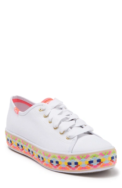 Keds Triple Kick Jute Sneaker In White