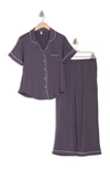 Flora By Flora Nikrooz Annie Matching Pajama Set In Dark Grey