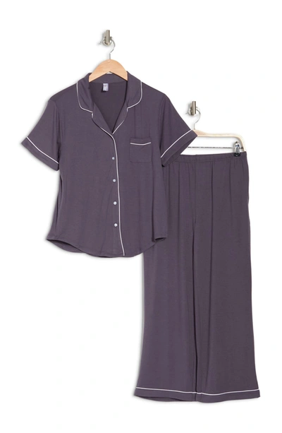 Flora By Flora Nikrooz Annie Matching Pajama Set In Dark Grey