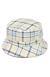Abound Plaid Bucket Hat In Black Combo