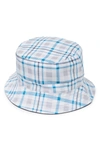 Abound Plaid Bucket Hat In Navy Combo
