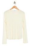 James Perse Long Sleeve Crew Neck T-shirt In Npy