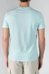 Atm Anthony Thomas Melillo Cotton Crewneck T-shirt In Bleached Aqua