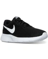 Nike Women's Flex Experience Run 9 Wide Width Running Sneakers From Finish Line In Black/white