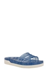 Calvin Klein Women's Tobi Lucite Pool Slide Sandals Women's Shoes In Ocean Blue