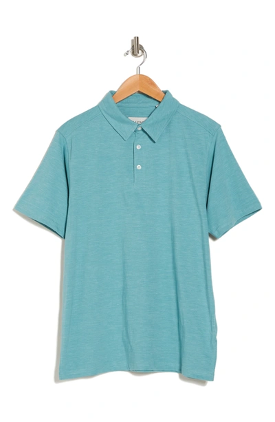 Coastaoro Awave Heathered Polo Shirt In Island Paradise
