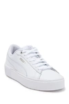 Puma Smash Platform V2 Sneaker In  White- White-silver