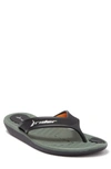 Rider Thong Sandal In Gry/ Blk/ Org