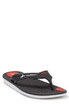 Rider Thong Sandal In Wht/blk/red