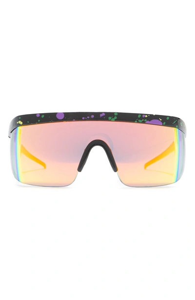 Tipsy Elves 50mm Shield Novelty Sunglasses In Black